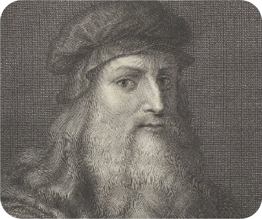 Leonardo Da Vinčio portretas.